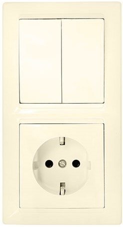 

Розетка Bylectrica Стиль 2В-РЦ-693 (бежевый)
