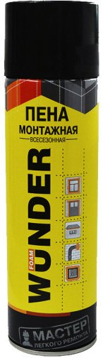 

Монтажная пена Wunder Foam всесезонная (335 мл)