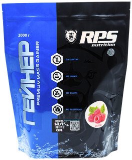 Гейнер RPS Nutrition Premium Mass Gainer (малина, 2000 г)