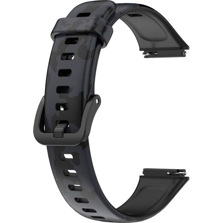 

Ремешок Rumi силиконовый для Huawei Band 7 (серый камуфляж)