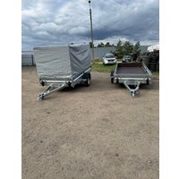 Одноосный прицеп AvtoS A35Р1B (3500x1500x300, R13, ресс. AL-KO)