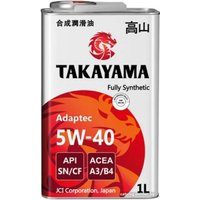 Моторное масло Takayama Adaptec 5W-40 A3/B4 SN/CF 1л