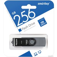 USB Flash SmartBuy Twist Dual 256GB (черный) в Гродно