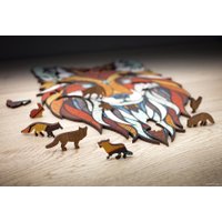 Пазл Eco-Wood-Art Лис в крафтовой упаковке