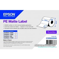 Самоклеящаяся бумага Epson PE Matte Label 102мм x 76мм 365 этикеток 109 г/м2 C33S045548