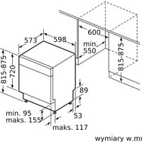 Встраиваемая посудомоечная машина Bosch Serie 6 SMP6ZCS80S