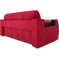 Диван Мебель-АРС Аккордеон Барон №3 ППУ 120x200 (красный кордрой)