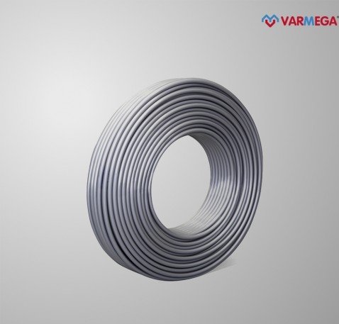 Труба Varmega Труба FLEX PE-Xa/EVOH 25x3.5 mm бухта 50 м (silver) VM50103