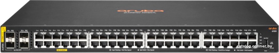 Управляемый коммутатор 2-го уровня Aruba 6100 Series JL675A