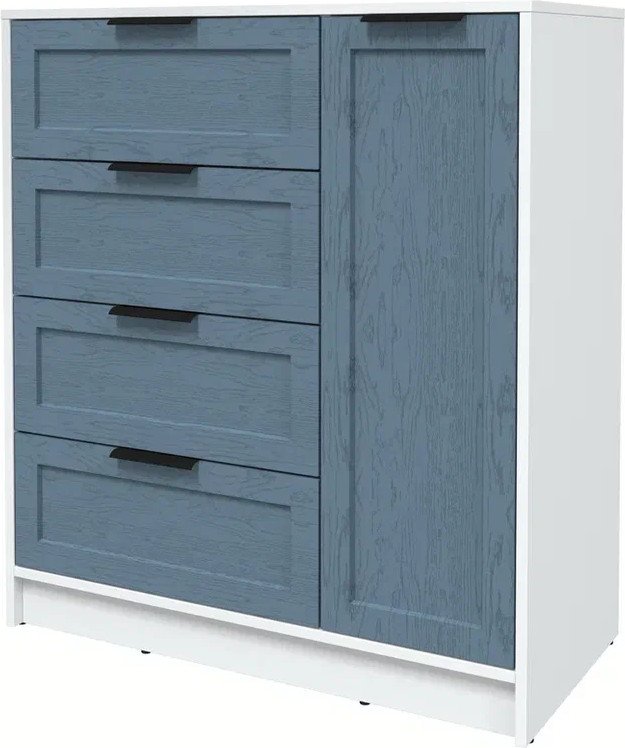 

Тумба Интерлиния Концепт Тренд КТ-Т90 (белый платинум/дуб лазурный)