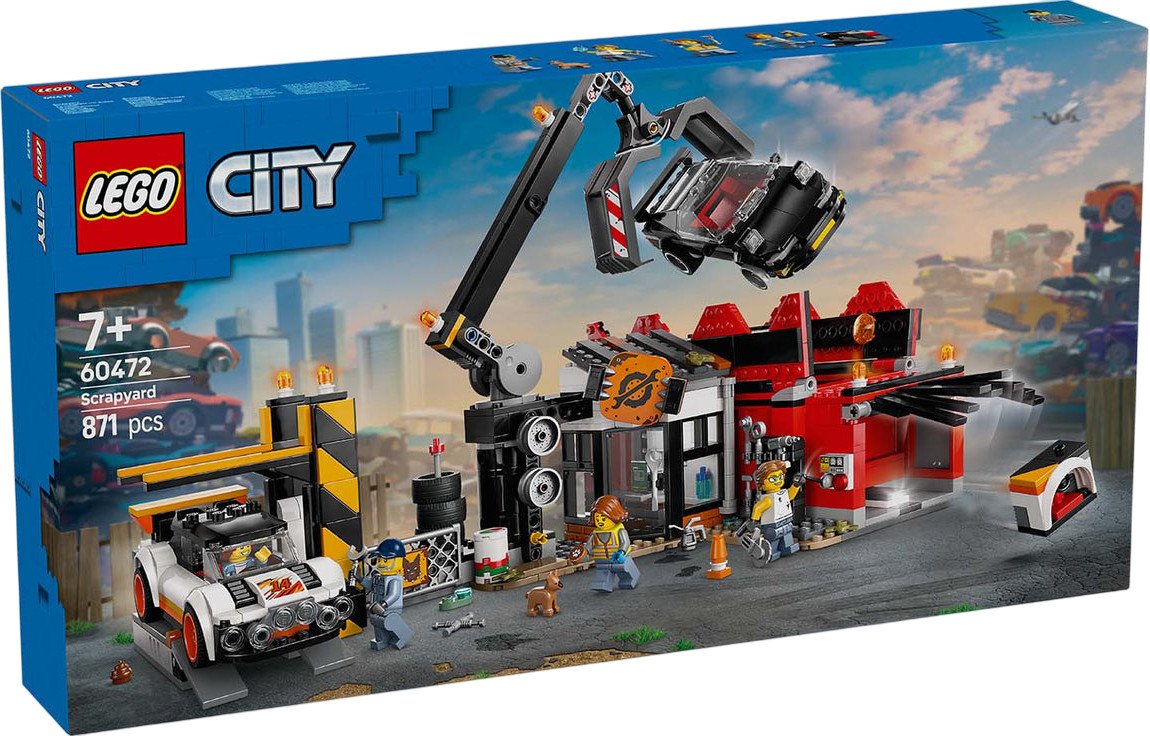Конструктор LEGO City 60472 Свалка с автомобилями