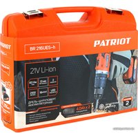 Ударная дрель-шуруповерт Patriot BR 216UES-h 180301565 (с 2-мя АКБ, кейс)