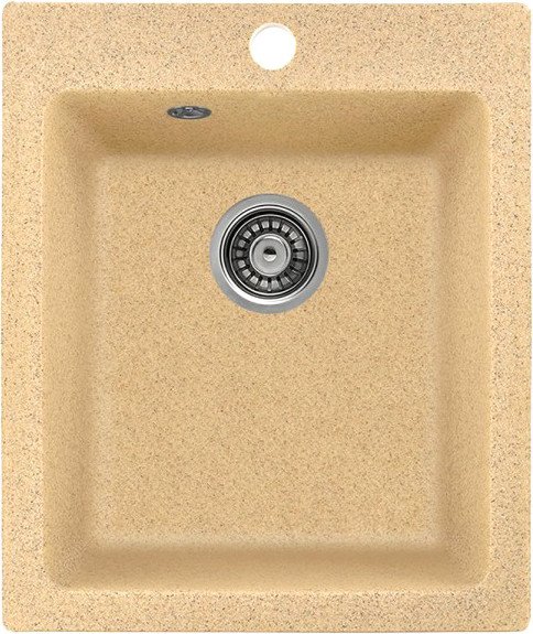 

Кухонная мойка Saniteco Silva (песок с сифоном)