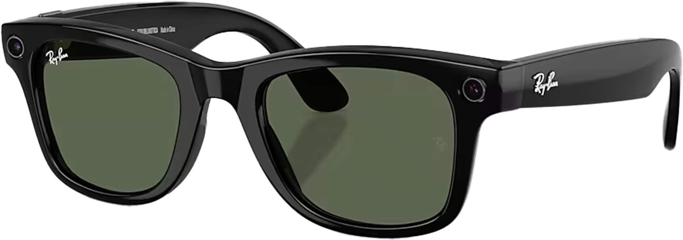 Умные очки Ray-Ban Meta Wayfarer Gen 2 RW4012 (черный глянцевый/зеленый)