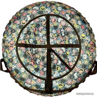 Тюбинг Emi Filini Design Lux 110 см (веселые молекулы)