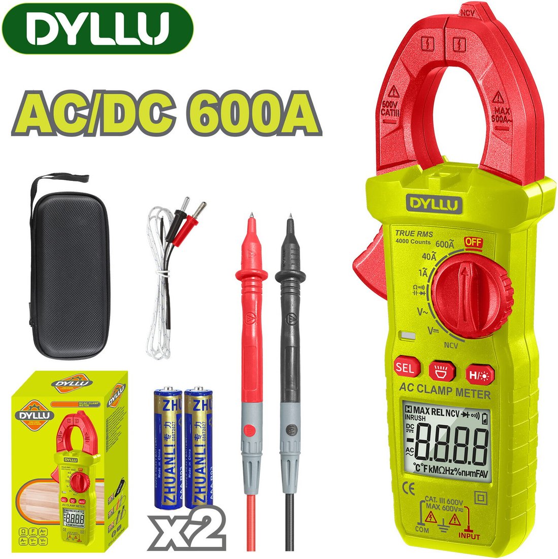 

Токовые клещи Dyllu DTDM8602