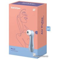 Вакуумный стимулятор клитора Satisfyer Pro 2 (голубой)