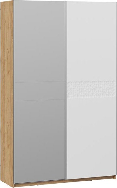 

Шкаф-купе Трия Оскар Скания Т2 1400 268644 (ручка серебро/дуб крафт золотой/белый снег/белый матовый)