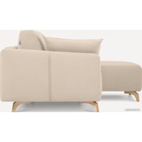 Угловой диван Divan Льери Мини Velvet Light 240324 (бежевый)