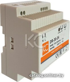 Блок питания на DIN-рейку КС DR-30W-24V dr-30-24