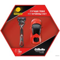 Подарочный набор Gillette Fusion Proglide Power 1 сменная кассета + машинка