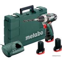 Дрель-шуруповерт Metabo PowerMaxx BS Basic Set 600080960 (с 3-мя АКБ)
