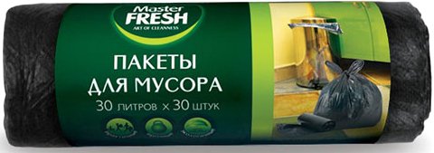 

Пакеты для мусора Master Fresh 30 л (30 шт)