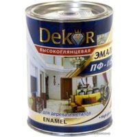 Эмаль Dekor ПФ-115 (бежевый, 0.8 кг)