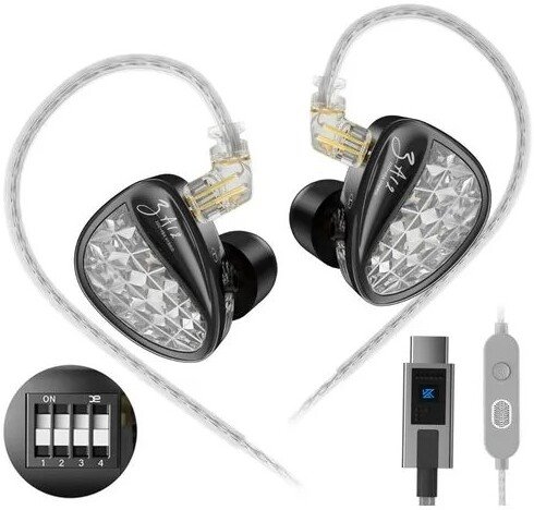 Наушники KZ Acoustics ZA12 With Switches USB Type-C (с микрофоном)