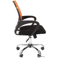 Офисное кресло CHAIRMAN 696 Chrome (черный/оранжевый)