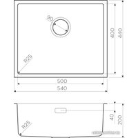 Кухонная мойка Omoikiri Tadzava 54-U/I-IN 4993512 (нержавеющая сталь)