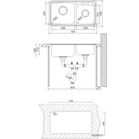 Кухонная мойка Oulin OL-H9903