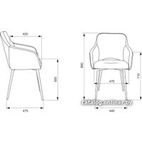 Стул Бюрократ CH-380F (сапфировый Italia 17/черный)