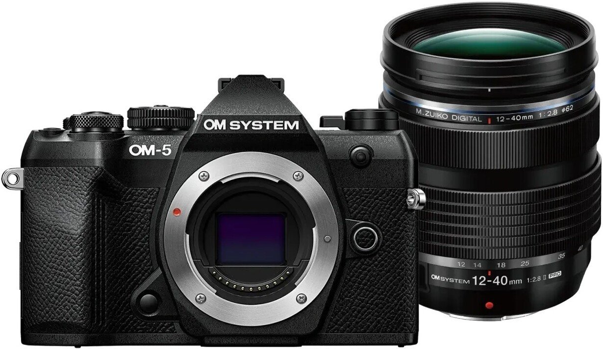 Беззеркальный фотоаппарат Olympus OM-5 Mark II Kit 12-40mm F2.8 PRO II (черный)