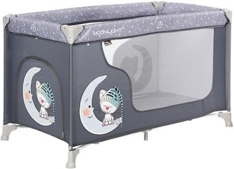 Манеж-кровать Lorelli Moonlight 1 2020 (grey cute moon)