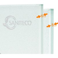 Душевая стенка Saniteco Walk-In SN-W6MC120 (120x200, матовое стекло, хромированный профиль)