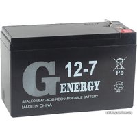 Аккумулятор для ИБП G-Energy 12-7 F1 (12В/7 А·ч)