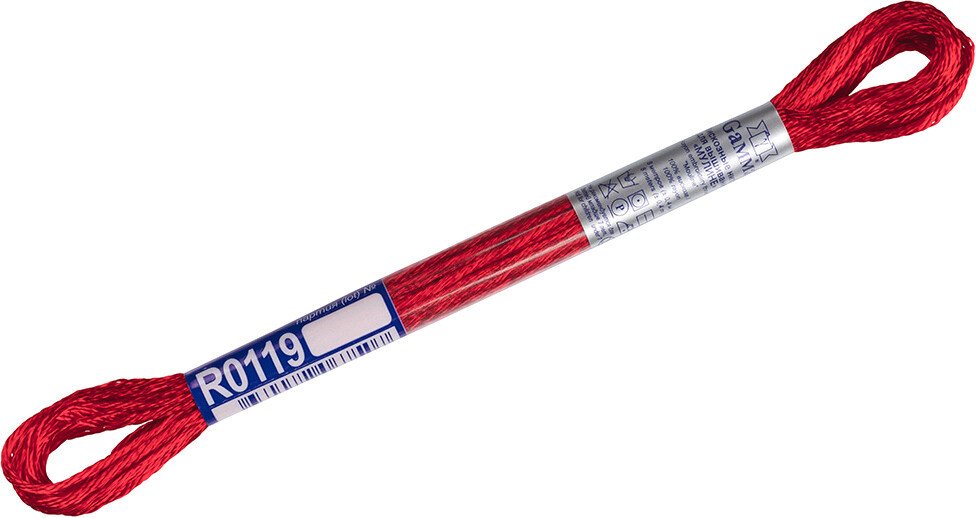 

Нитки для вышивания Gamma Мулине R0119 8 м (яр-красный)