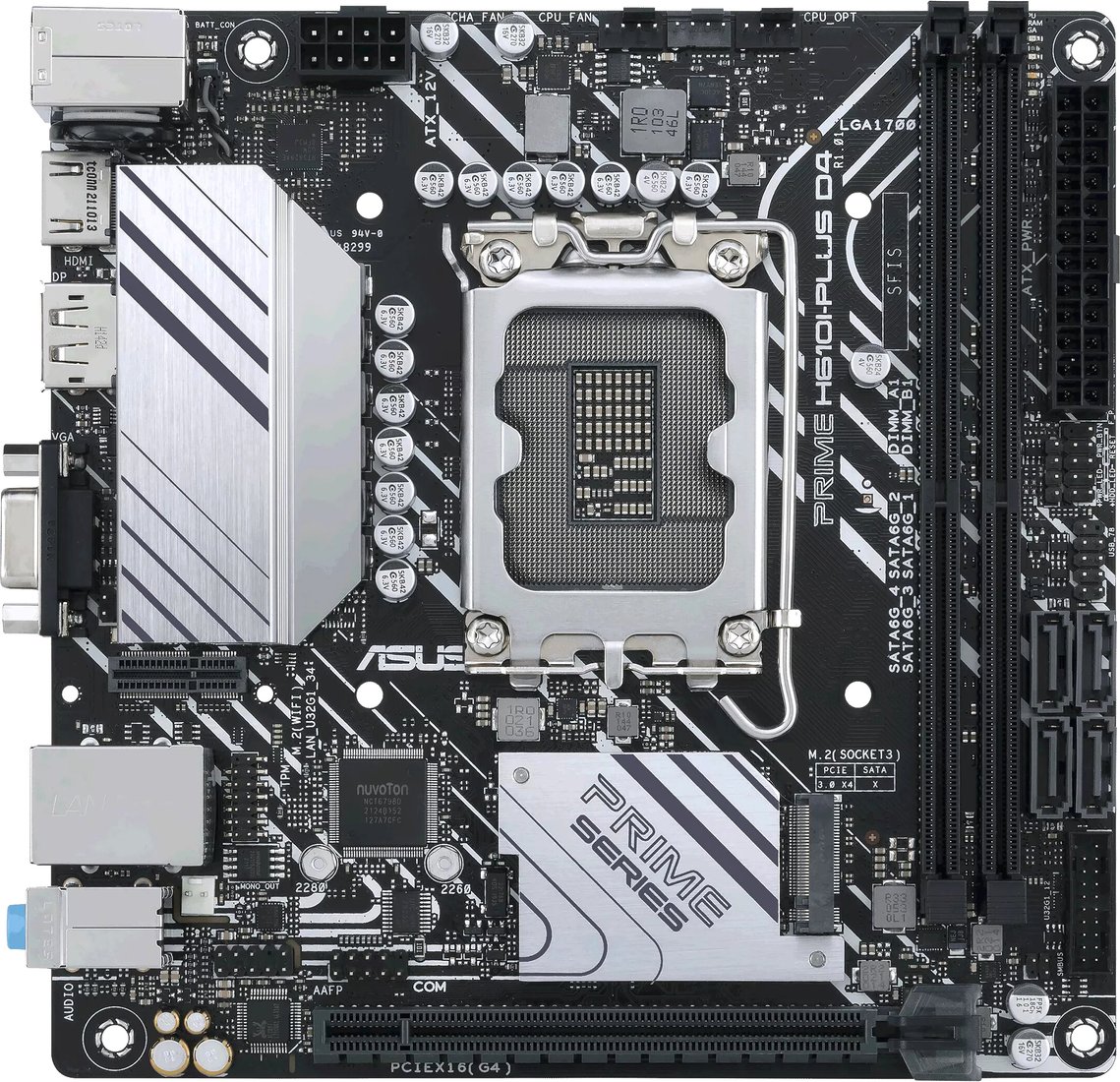 

Материнская плата ASUS Prime H610I-PLUS D4-CSM