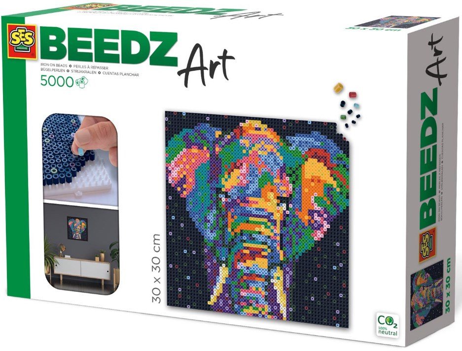 

Термомозаика SES Creative Beedz Art Слон, фантазия 06012