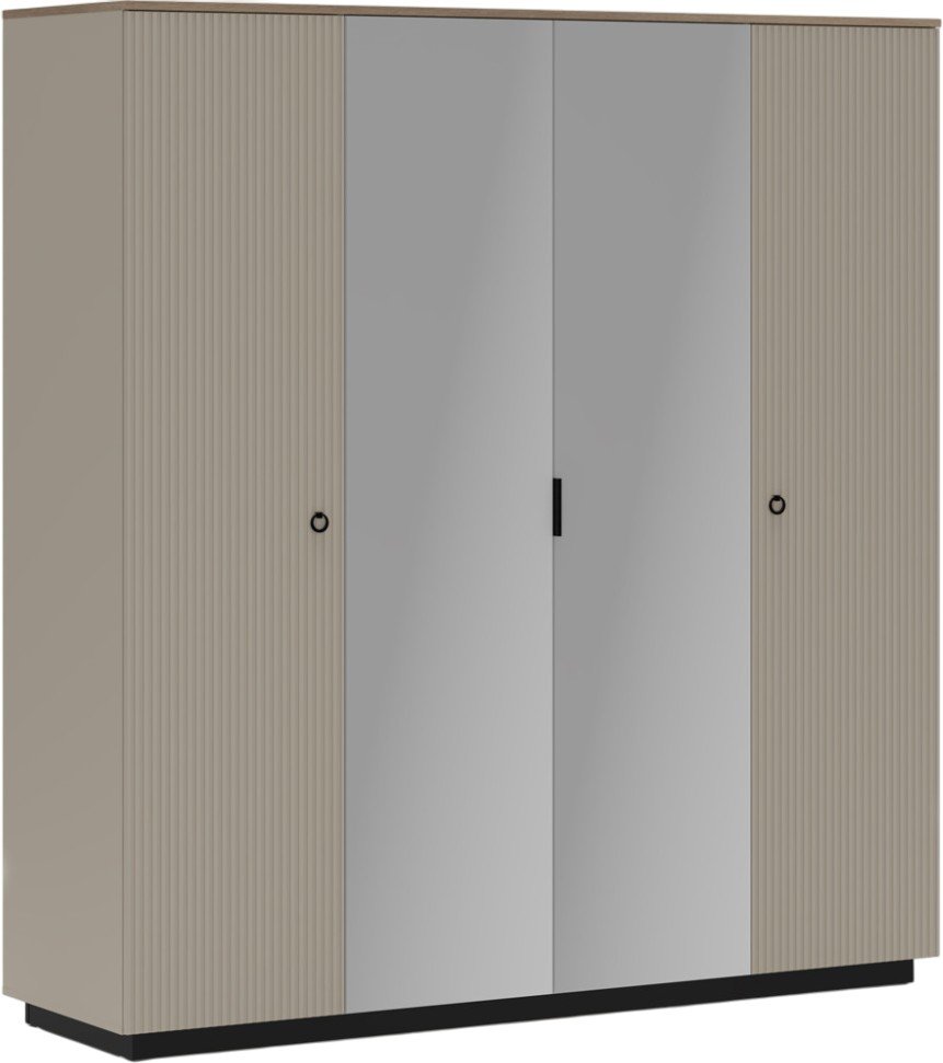 

Шкаф распашной Black Red White Domenica SZF2D2L (глиняный серый/дуб сильвержек ореховый)