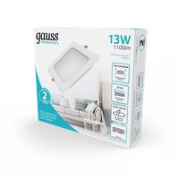 Припотолочная люстра Gauss Elementary Downlight 13W 1100m 4000K IP20 145x26 997420212 (белый)