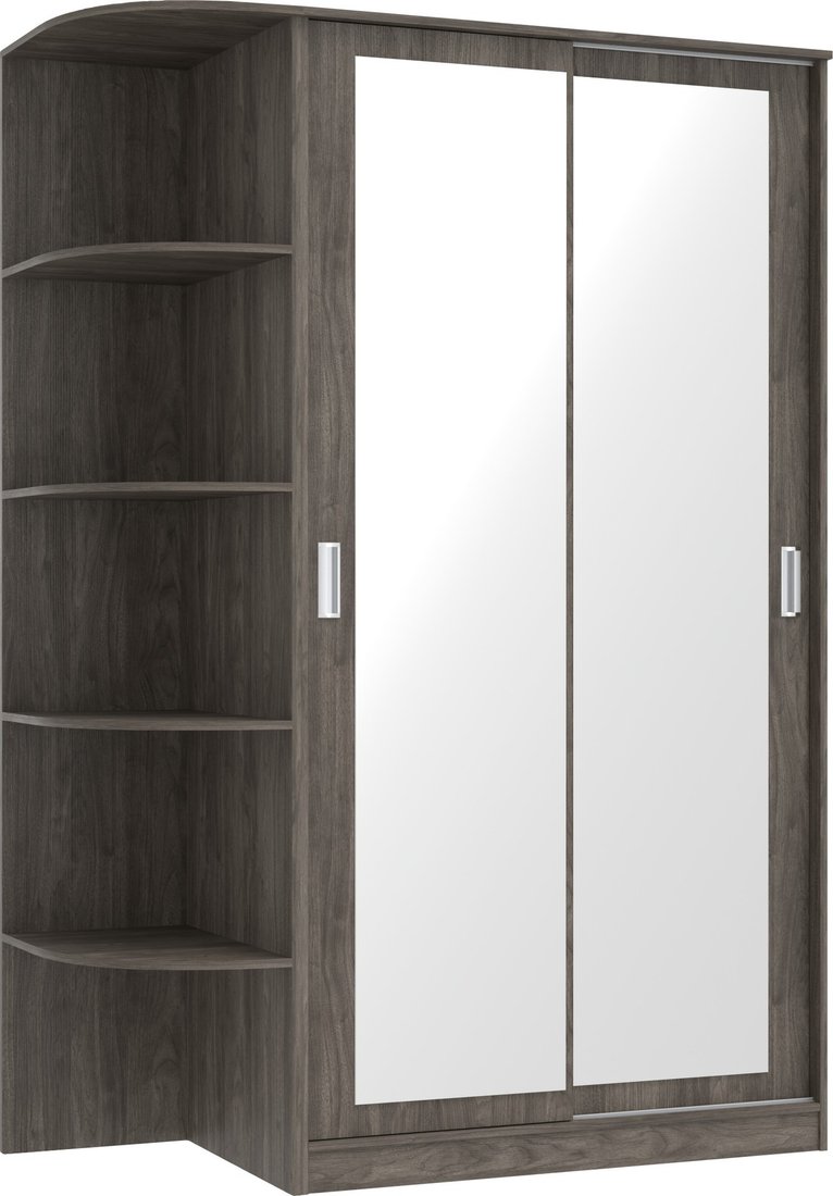 

Шкаф-купе Кортекс-мебель Лагуна ШК04-02 (орех элия, левая консоль)