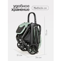 Коляска прогулочная «книга» Tomix Easy S1 (оливковый)