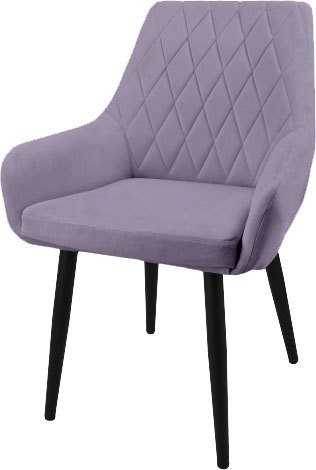 

Стул Гальваник Корлеоне (ткань, черный муар/catania lavender)