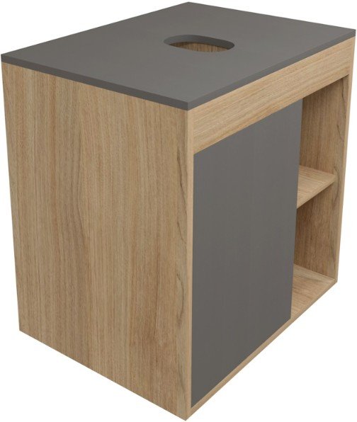 

Teymi Тумба под умывальник Nura 60 T60529 (дуб эврика/графит матовый)