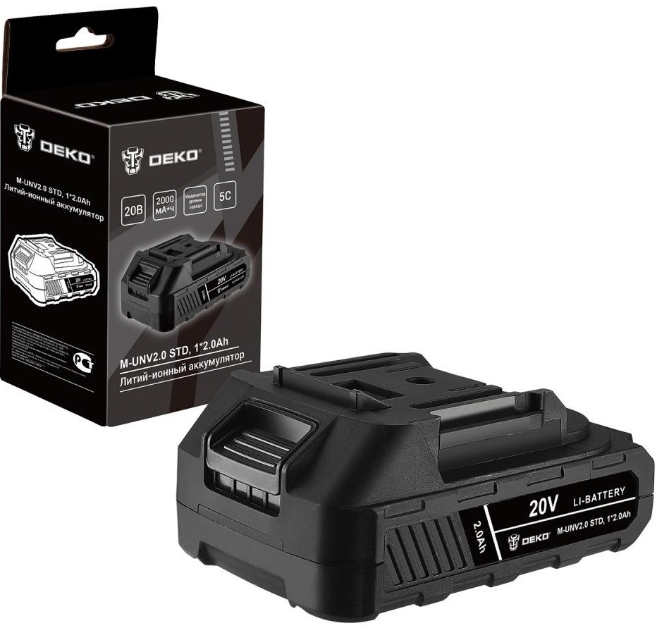 

Аккумулятор Deko M-UNV2.0 STD 081-1015 (20В/2 Ач)
