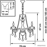 Подвесная люстра Lightstar VIDARE 738082