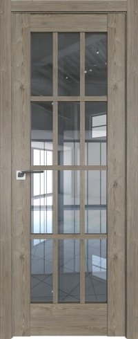 ProfilDoors 102XN L 70x200 (каштан темный, стекло прозрачное)