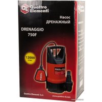 Дренажный насос Quattro Elementi Drenaggio 750 F